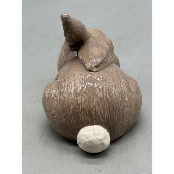 Handmade Ceramic Bunny Figurine Bobo -07 5" Tall Pre-owned READ - Picture 6 of 8